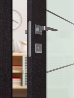 AVANTI 202 4H VETRO BLACK APRICOT DOUBLE BELLDINNI MODERN INTERIOR DOOR - 2