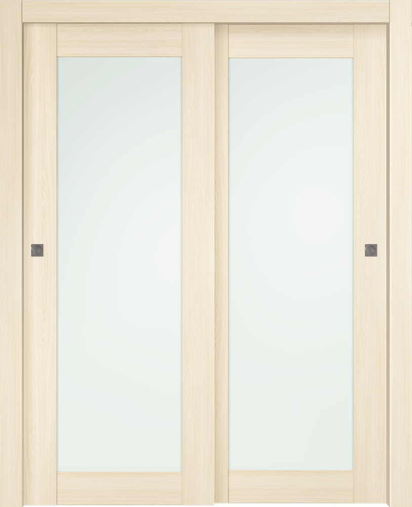 AVON 207 VETRO LOIRE ASH BYPASS DOORS BELLDINNI MODERN INTERIOR DOOR - 1