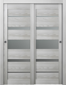 AVON 07-03 VETRO RIBEIRA ASH BYPASS BELLDINNI MODERN INTERIOR DOOR - 1