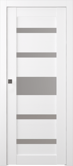 GINA VETRO BIANCO NOBLE POCKET DOORS BELLDINNI MODERN INTERIOR DOOR - 1