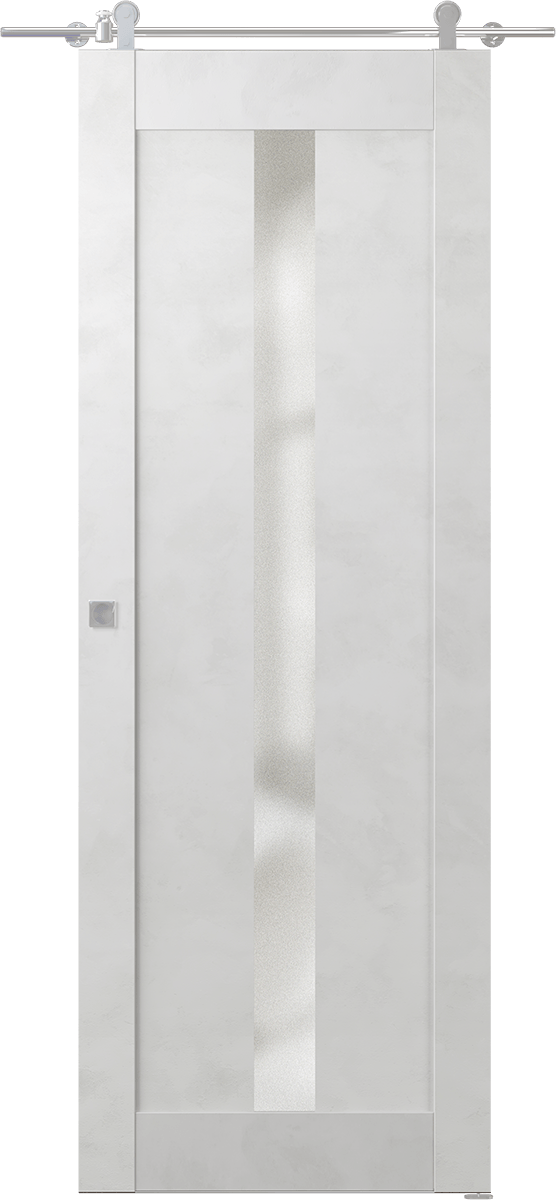 AVON 101 VETRO LIGHT URBAN BARN DOORS BELLDINNI MODERN INTERIOR DOOR - 1