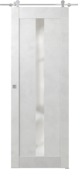 AVON 101 VETRO LIGHT URBAN BARN DOORS BELLDINNI MODERN INTERIOR DOOR - 1