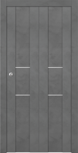 AVON 01 2H DARK URBAN DOUBLE BI-FOLD BELLDINNI MODERN INTERIOR DOOR - 1