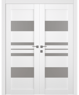 ROMI VETRO BIANCO NOBLE CLOSET BELLDINNI MODERN INTERIOR DOOR - 1