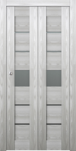 AVON 07-06 VETRO RIBEIRA ASH BI-FOLD BELLDINNI MODERN INTERIOR DOOR - 1