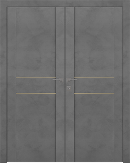 AVON 01 2HN GOLD DARK URBAN CLOSET BELLDINNI MODERN INTERIOR DOOR - 1