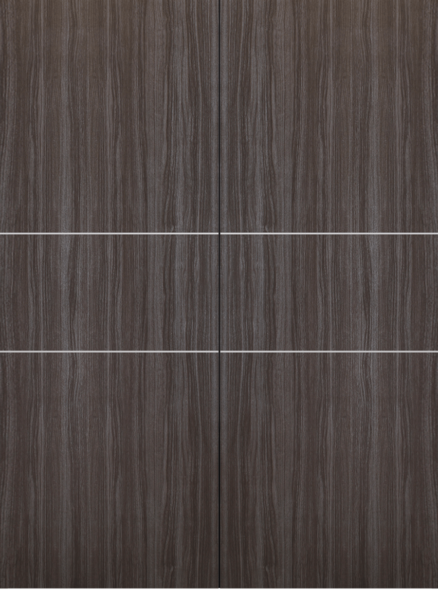 PALLADIO 2H GRAY OAK DOUBLE BARN BELLDINNI MODERN INTERIOR DOOR - 2
