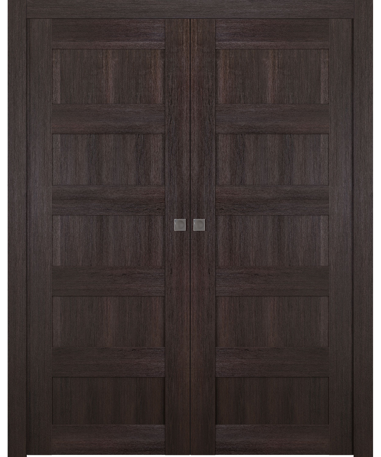 AVON 07 4R VERALINGA OAK DOUBLE POCKET BELLDINNI MODERN INTERIOR DOOR - 1