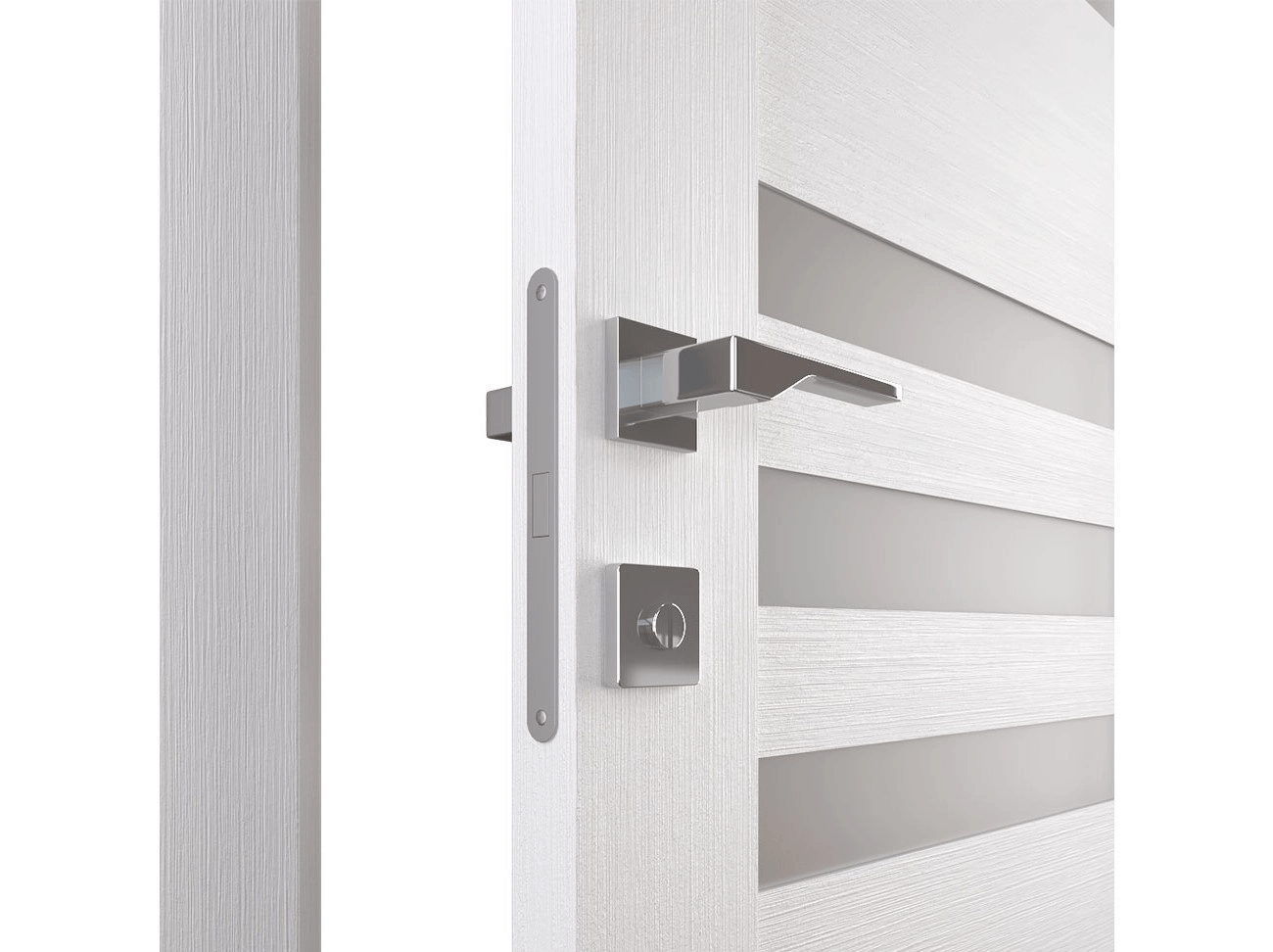 LETI VETRO SNOW WHITE BARN BELLDINNI MODERN INTERIOR DOOR - 3