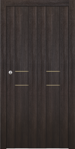 AVON 01 2HN GOLD VERALINGA OAK BI-FOLD BELLDINNI MODERN INTERIOR DOOR - 1