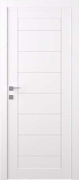 ERMI SNOW WHITE SWING BELLDINNI MODERN INTERIOR DOOR - 1