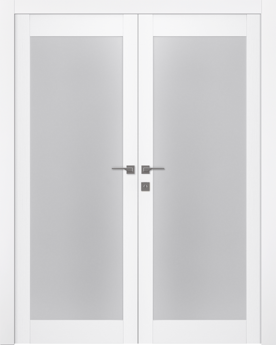 PALLADIO 207 VETRO BIANCO NOBLE CLOSET BELLDINNI MODERN INTERIOR DOOR - 1