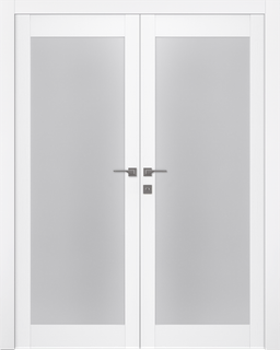 PALLADIO 207 VETRO BIANCO NOBLE CLOSET BELLDINNI MODERN INTERIOR DOOR - 1