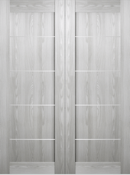 AVON 07 4H RIBEIRA ASH DOUBLE BARN BELLDINNI MODERN INTERIOR DOOR - 2