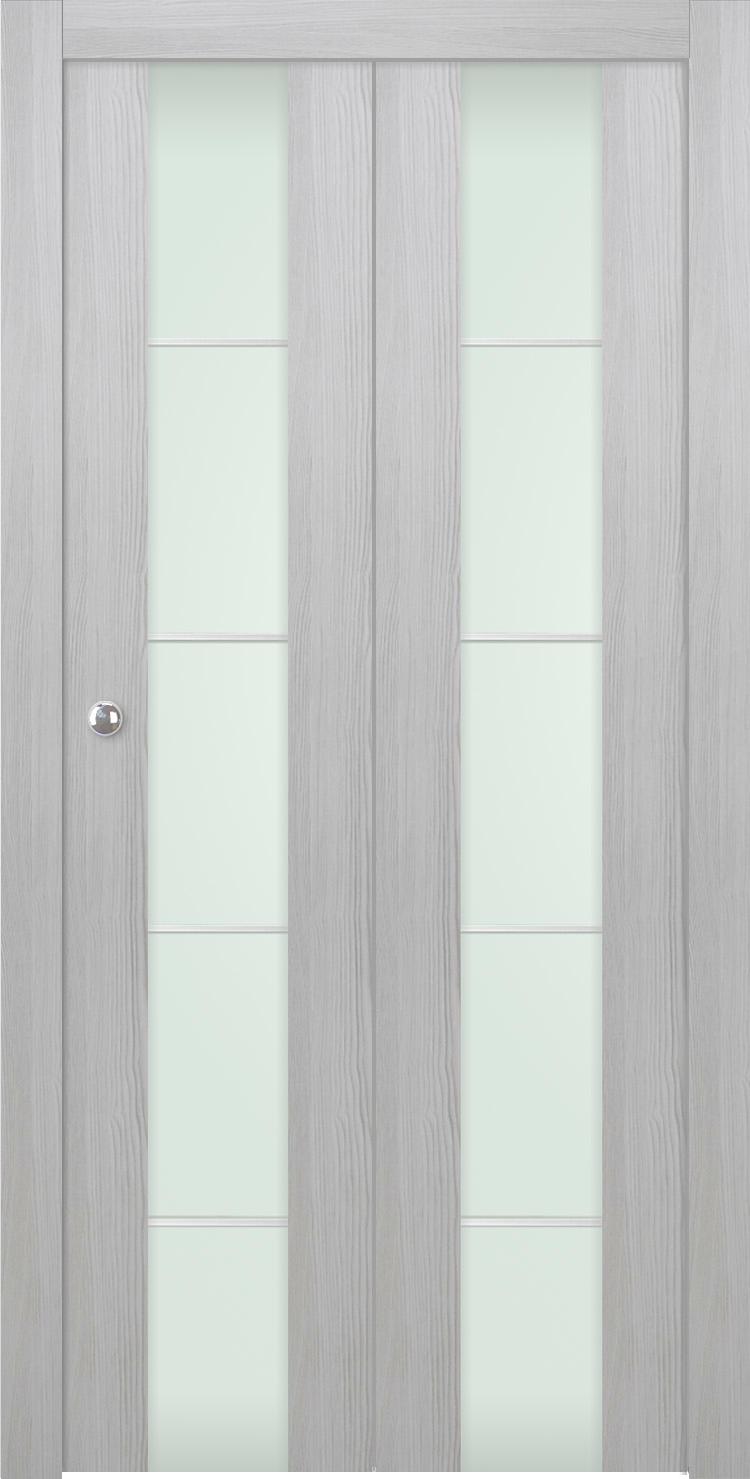 AVON 202 4H VETRO RIBEIRA ASH BI-FOLD BELLDINNI MODERN INTERIOR DOOR - 1