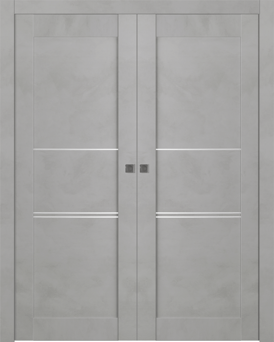 AVON 07 3H LIGHT URBAN DOUBLE POCKET BELLDINNI MODERN INTERIOR DOOR - 1