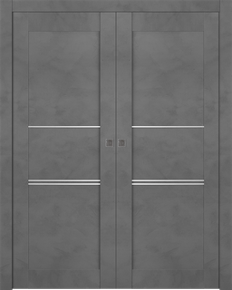 AVON 07 3H DARK URBAN DOUBLE POCKET BELLDINNI MODERN INTERIOR DOOR - 1