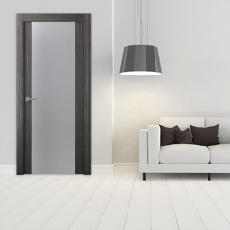 PALLADIO 202 VETRO GRAY OAK DOUBLE BELLDINNI MODERN INTERIOR DOOR - 3