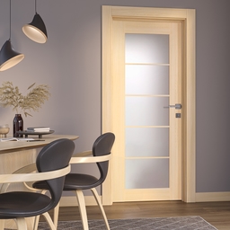 AVON 5 LITE VETRO LOIRE ASH CLOSET BELLDINNI MODERN INTERIOR DOOR - 2