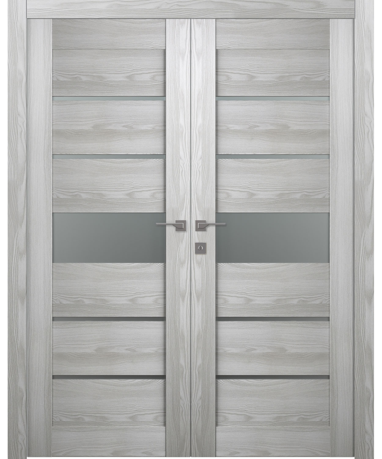 AVON 07-06 VETRO RIBEIRA ASH DOUBLE BELLDINNI MODERN INTERIOR DOOR - 1