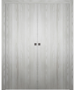 OPTIMA RIBEIRA ASH DOUBLE POCKET BELLDINNI MODERN INTERIOR DOOR - 1