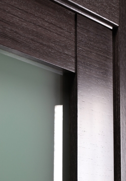 AVANTI 202 4H GOLD STRIPS VETRO BLACK APRICOT BI-FOLD DOORS BELLDINNI MODERN INTERIOR DOOR - 4