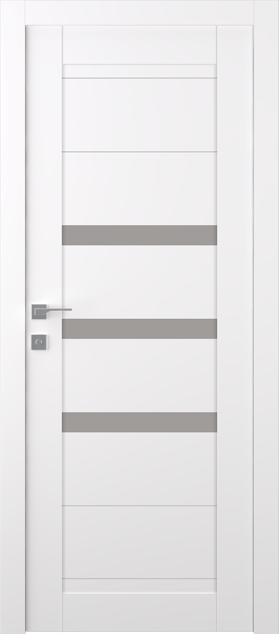 DORA VETRO SNOW WHITE SWING BELLDINNI MODERN INTERIOR DOOR - 1