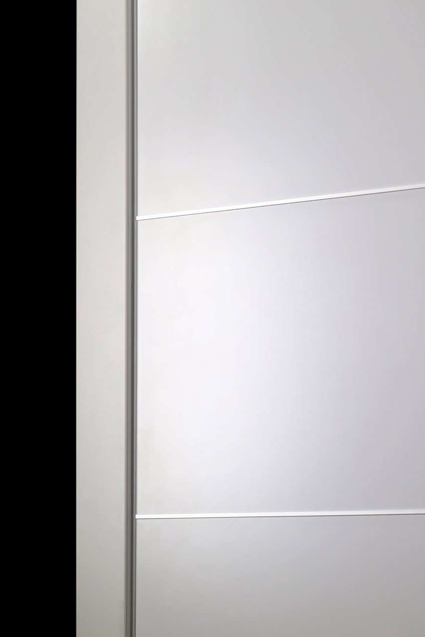 OPTIMA 4H SNOW WHITE INVISIBLE METAL FRAME BELLDINNI MODERN INTERIOR DOOR - 6