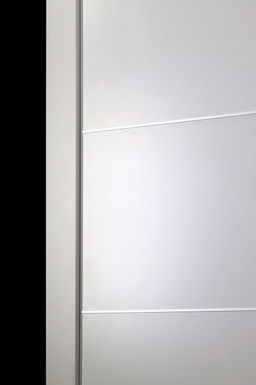 OPTIMA 4H SNOW WHITE INVISIBLE METAL FRAME BELLDINNI MODERN INTERIOR DOOR - 6