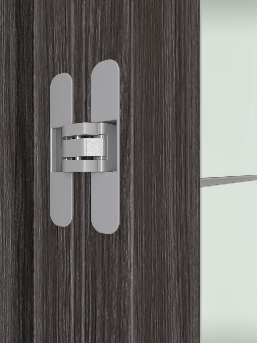 PALLADIO 5 LITE VETRO GRAY OAK CLOSET BELLDINNI MODERN INTERIOR DOOR - 3