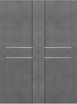 AVON 01 2HN DARK URBAN BYPASS DOORS BELLDINNI MODERN INTERIOR DOOR - 2