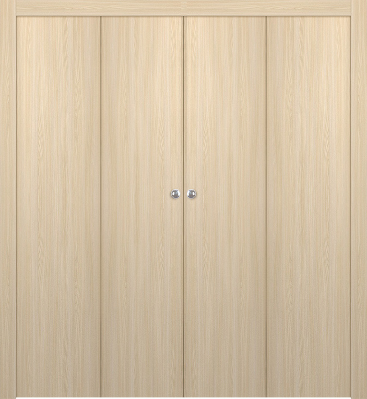 OPTIMA LOIRE ASH DOUBLE BI-FOLD DOORS BELLDINNI MODERN INTERIOR DOOR - 1