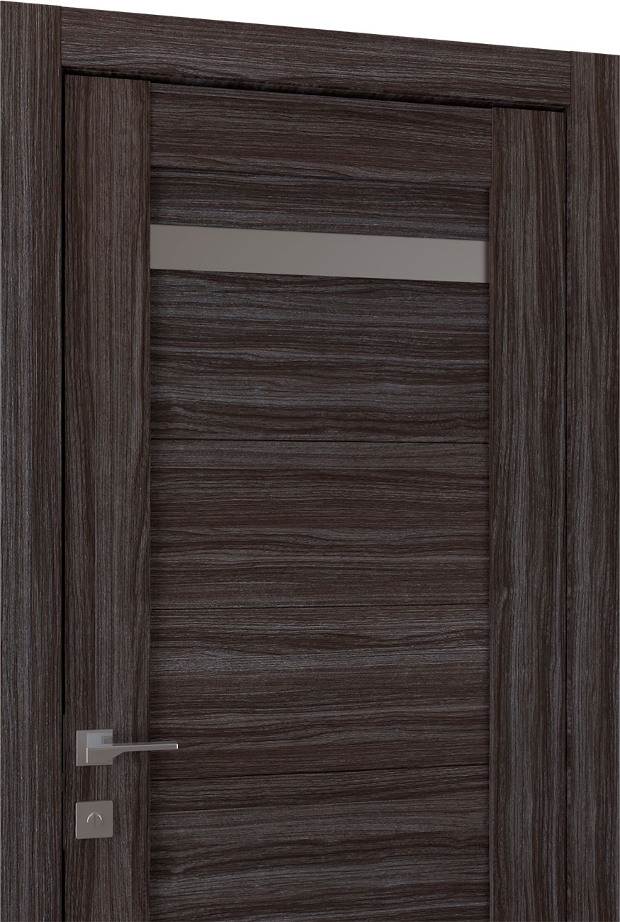 PERLA VETRO GRAY OAK SWING BELLDINNI MODERN INTERIOR DOOR - 2