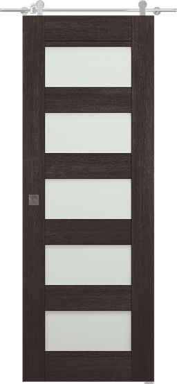 AVON 07-07 VETRO VERALINGA OAK BARN DOORS BELLDINNI MODERN INTERIOR DOOR - 1
