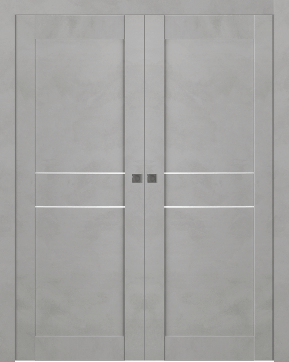 AVON 07 2HN LIGHT URBAN DOUBLE POCKET BELLDINNI MODERN INTERIOR DOOR - 1
