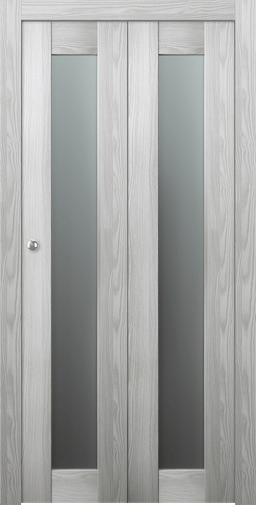 AVON 207 VETRO RIBEIRA ASH BI-FOLD BELLDINNI MODERN INTERIOR DOOR - 1