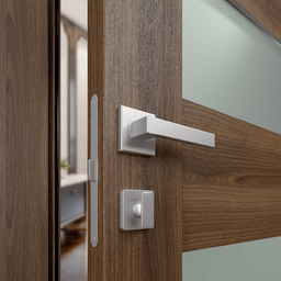 AVON 07-01 VETRO PECAN NUTWOOD SWING DOORS BELLDINNI MODERN INTERIOR DOOR - 3