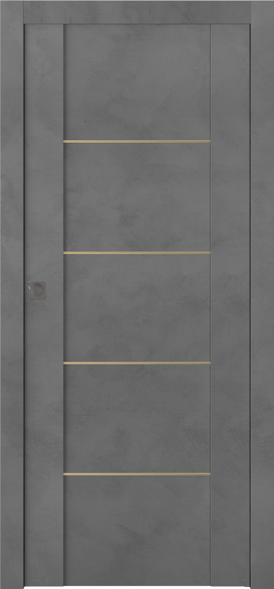 AVON 01 4H GOLD DARK URBAN POCKET DOORS BELLDINNI MODERN INTERIOR DOOR - 1