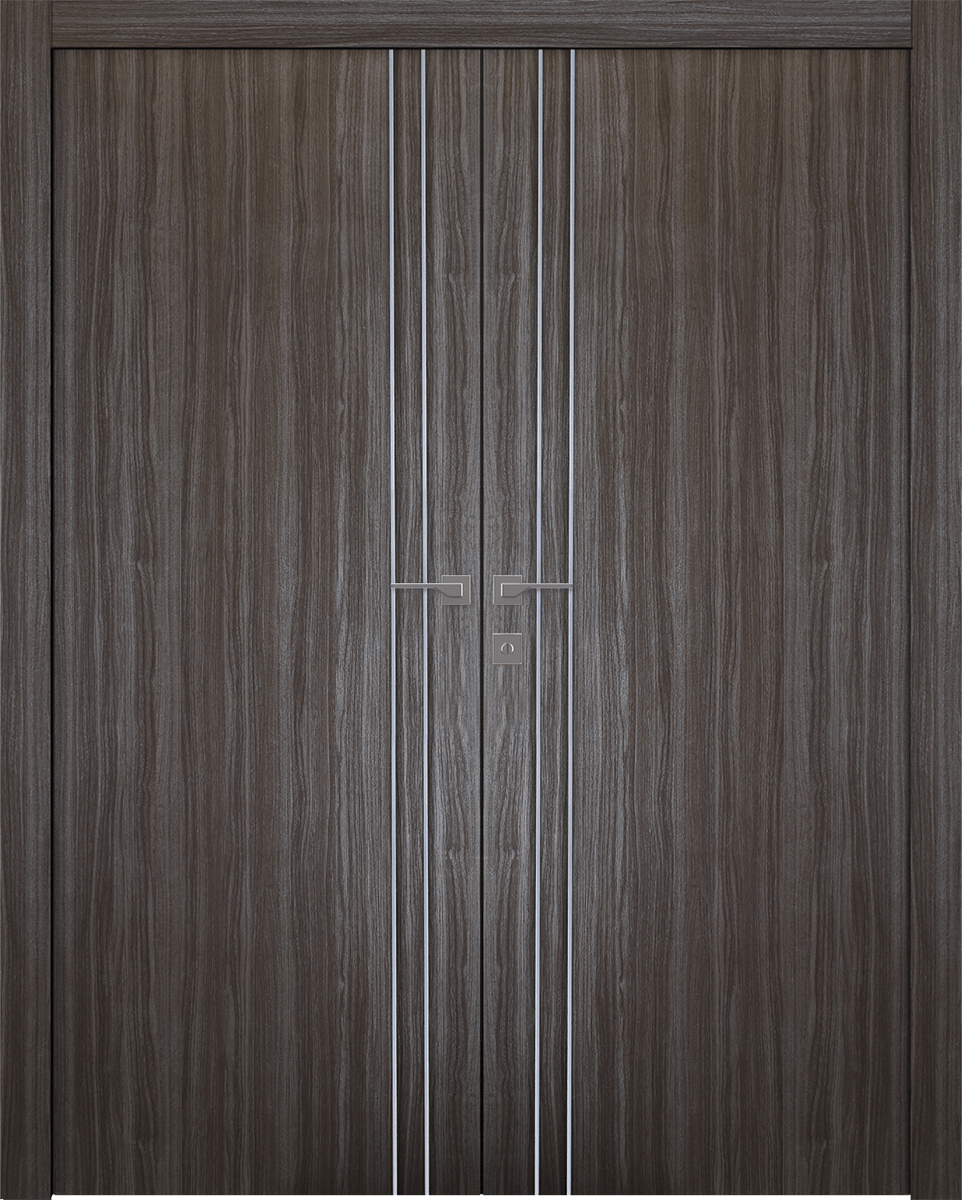 PALLADIO 2V GRAY OAK CLOSET BELLDINNI MODERN INTERIOR DOOR - 1