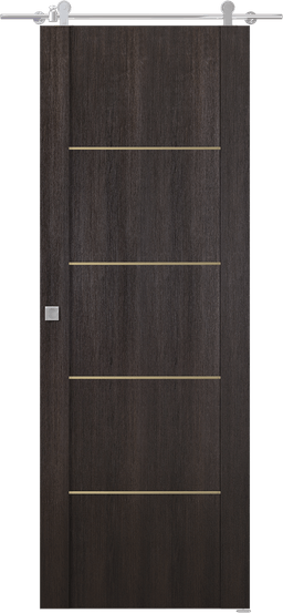 AVON 01 4H GOLD VERALINGA OAK DOUBLE BARN BELLDINNI MODERN INTERIOR DOOR - 1