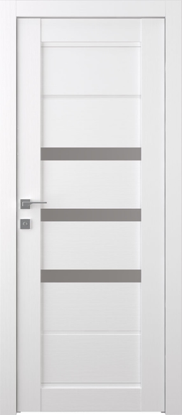 RITA VETRO BIANCO NOBLE SWING BELLDINNI MODERN INTERIOR DOOR - 1