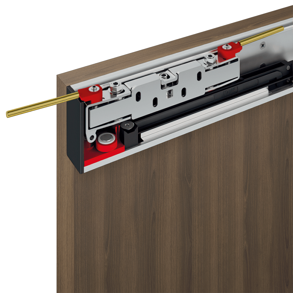 OPTIMA PECAN NUTWOOD DOUBLE MAGIC DOORS BELLDINNI MODERN INTERIOR DOOR - 3