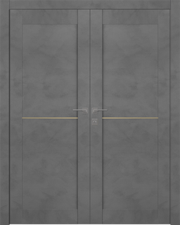 AVON 07 1H GOLD DARK URBAN CLOSET BELLDINNI MODERN INTERIOR DOOR - 1