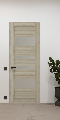 ROMI VETRO SHAMBOR DOUBLE INVISIBLE METAL FRAME BELLDINNI MODERN INTERIOR DOOR - 2