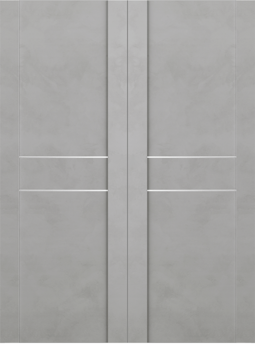 AVON 01 2HN LIGHT URBAN DOUBLE INVISIBLE METAL FRAME BELLDINNI MODERN INTERIOR DOOR - 2
