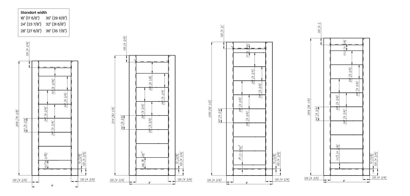 ERMI BIANCO NOBLE DOUBLE BI-FOLD BELLDINNI MODERN INTERIOR DOOR - 7