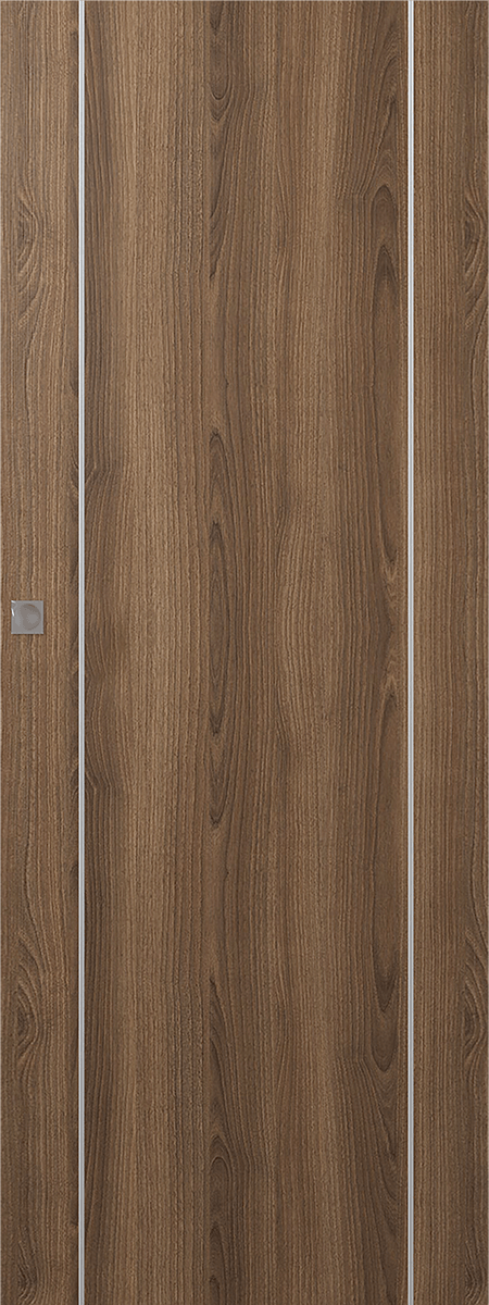 OPTIMA 2U PECAN NUTWOOD DOUBLE MAGIC DOORS BELLDINNI MODERN INTERIOR DOOR - 1