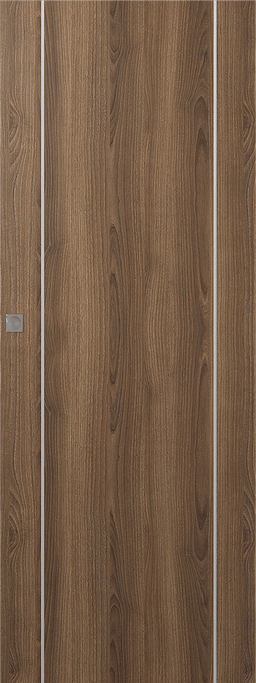 OPTIMA 2U PECAN NUTWOOD DOUBLE MAGIC DOORS BELLDINNI MODERN INTERIOR DOOR - 1