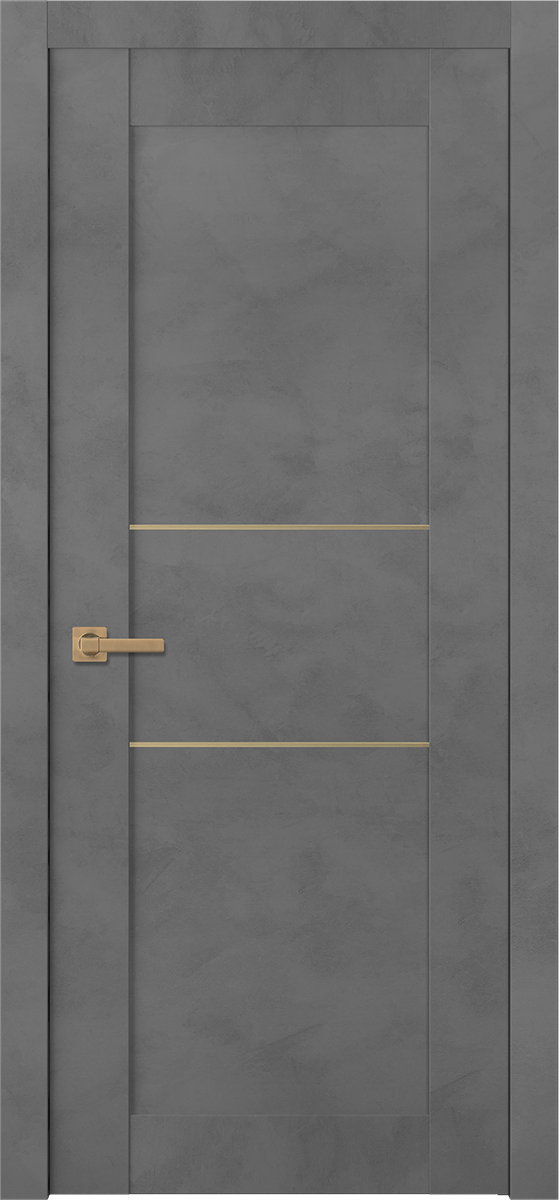 AVON 07 2H GOLD DARK URBAN SWING BELLDINNI MODERN INTERIOR DOOR - 1