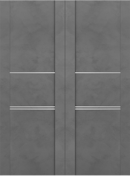 AVON 01 3H DARK URBAN BYPASS DOORS BELLDINNI MODERN INTERIOR DOOR - 2